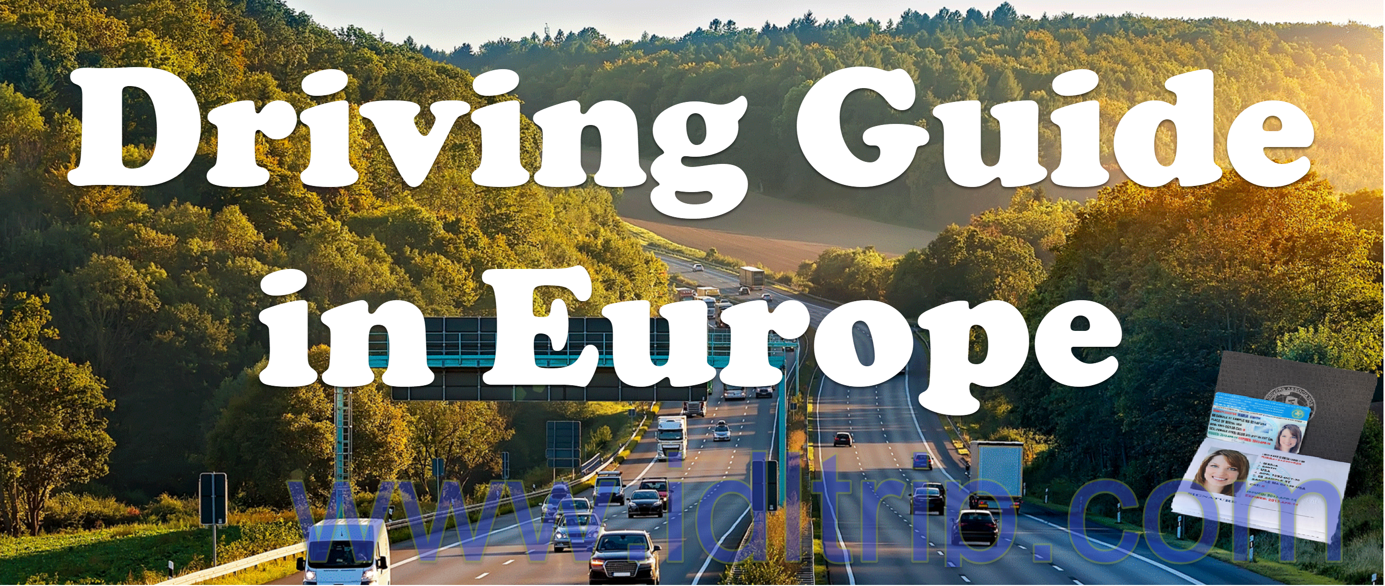 Guide de conduite en Europe