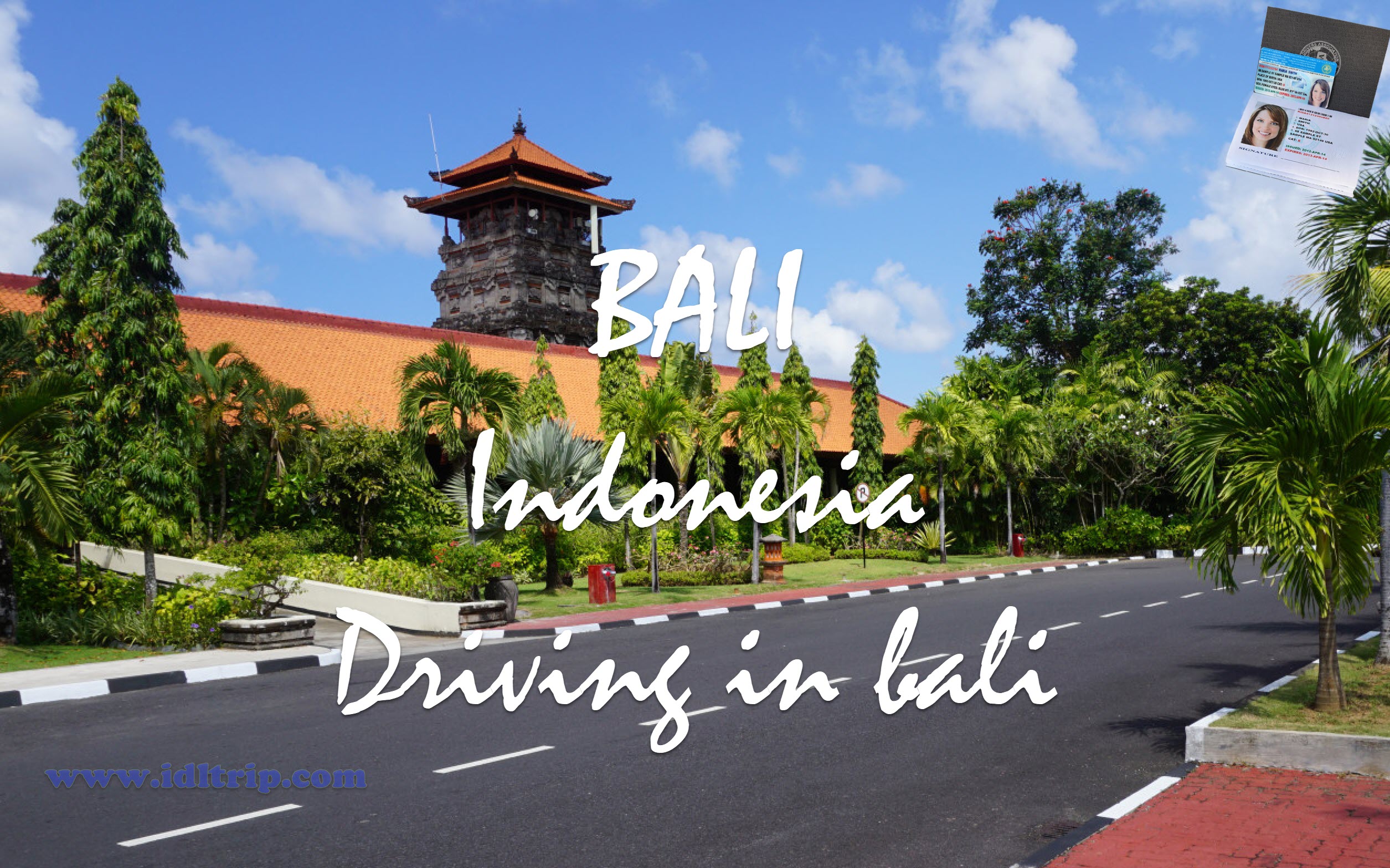 conduire à Bali
