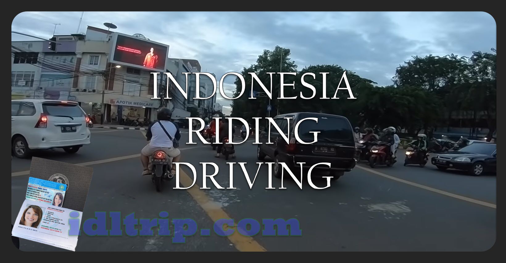 Conduite et conduite en Indonisie