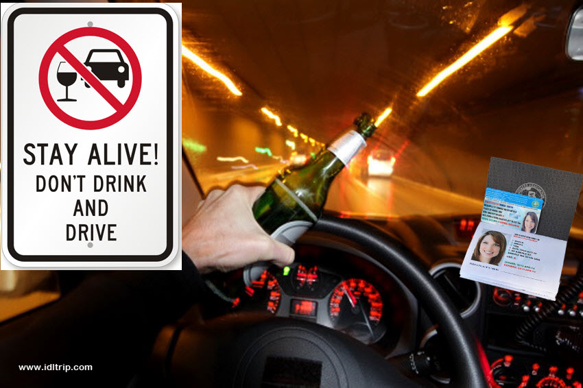 ne pas boire et conduire