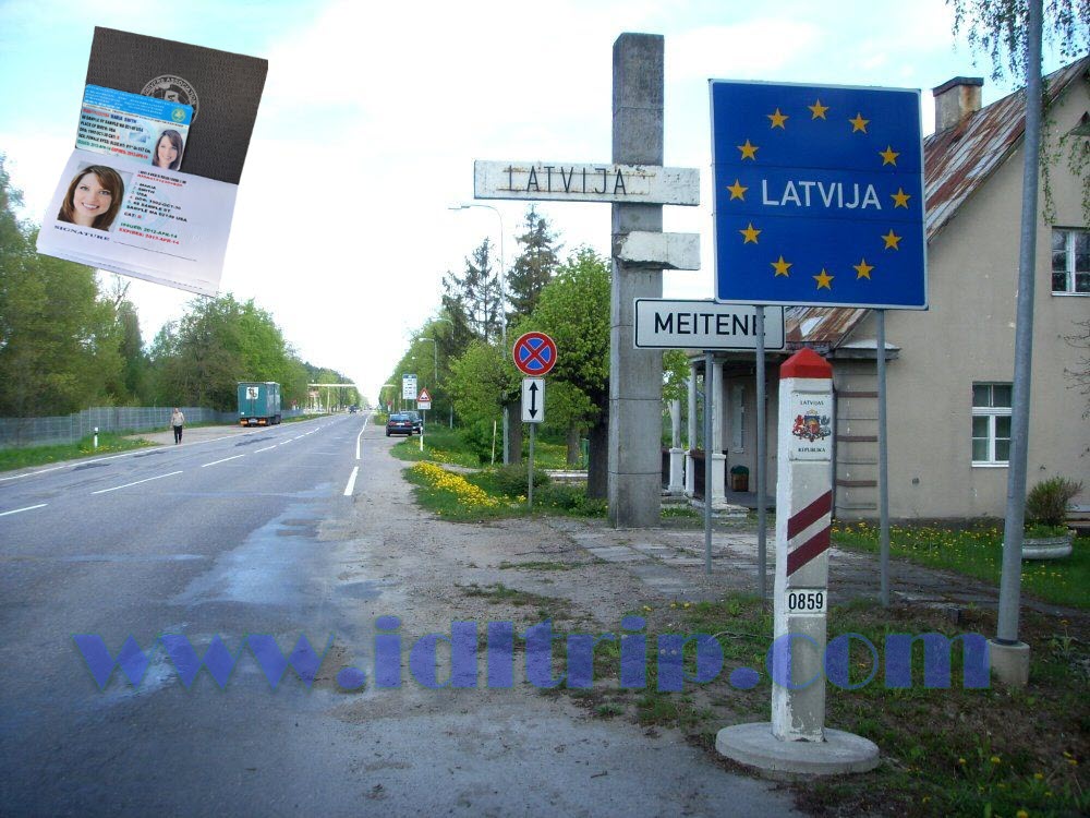En entrant en Lettonie, la