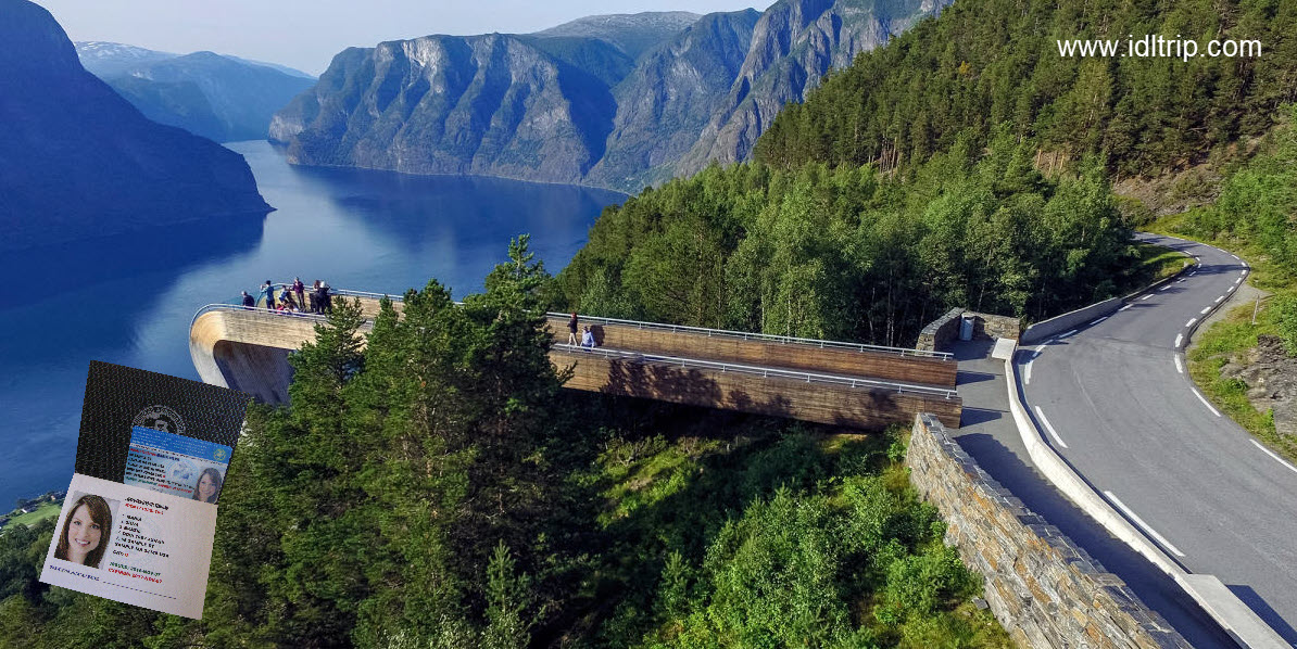 conduite panoramique en Norvège 