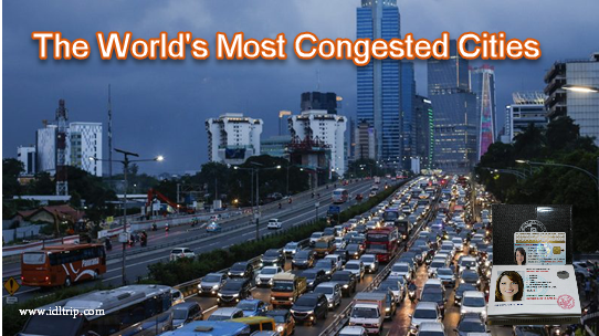 les  plus encombrées villes du monde du monde